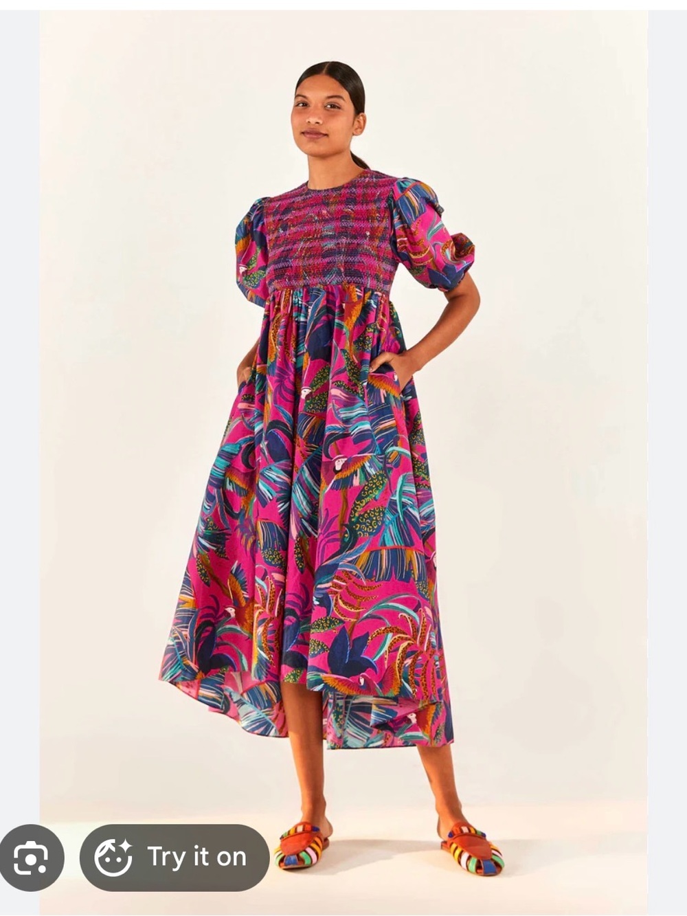 Farm Rio multicolor dress - Picture 4 of 12